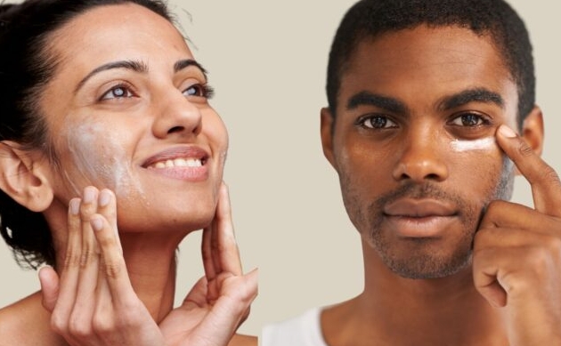 men and women skin
