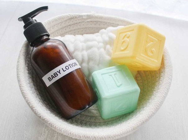homemade lotion with baby lotion