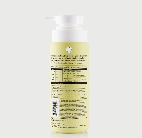 skin lotion ingredients