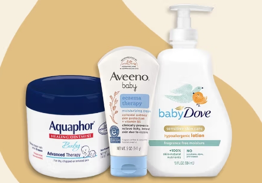 cream baby dry skin