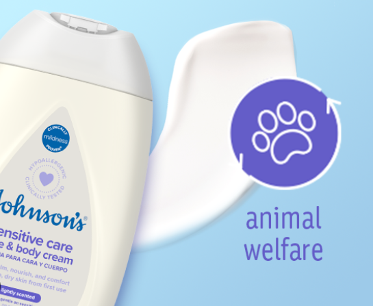 johnsonʼs baby lotion for face