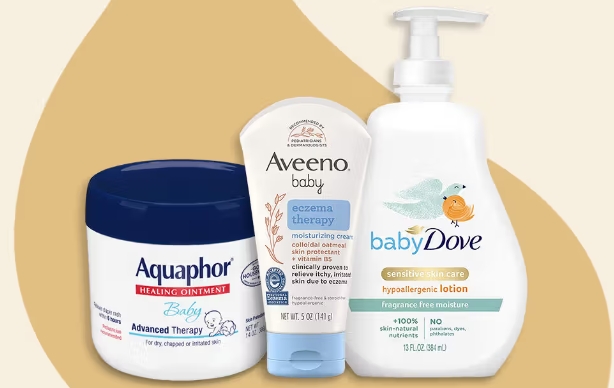 baby lotions and moisturizers