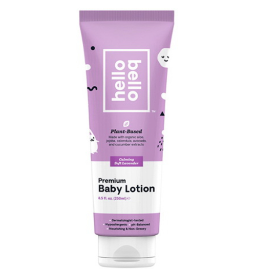 purple baby lotion
