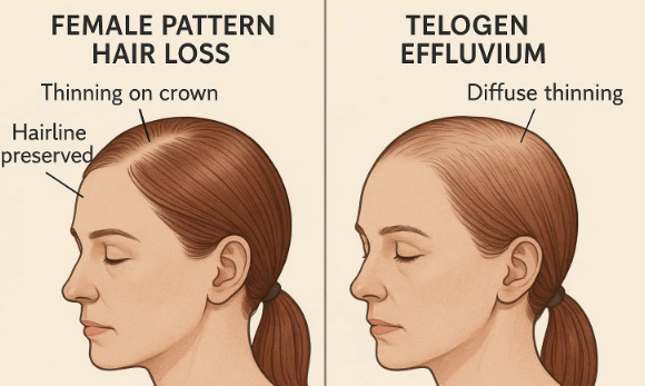 Hair breakage and shedding