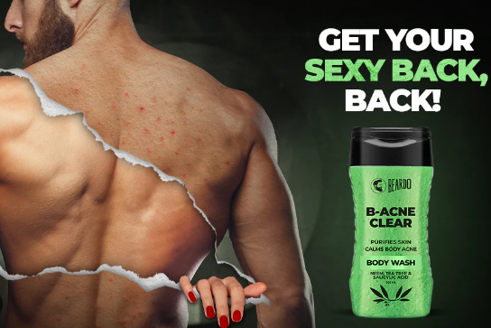 Body Cleansing for Men With Acne-Prone Shoulders