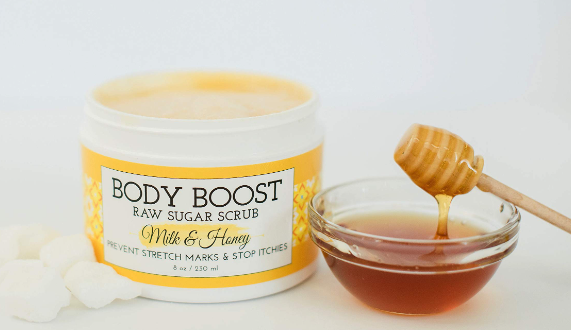 Gentle Body Scrub After Birth