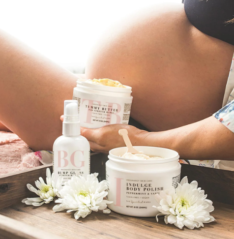 Pregnancy Hip Skin Care